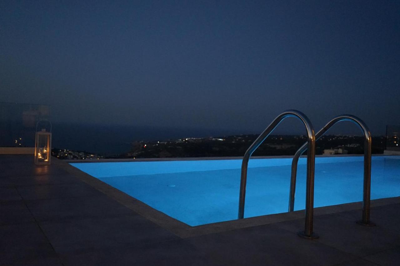 Eva Villas West With Infinity Pool & And Panoramic Sea View Gerani Chanion Eksteriør bilde