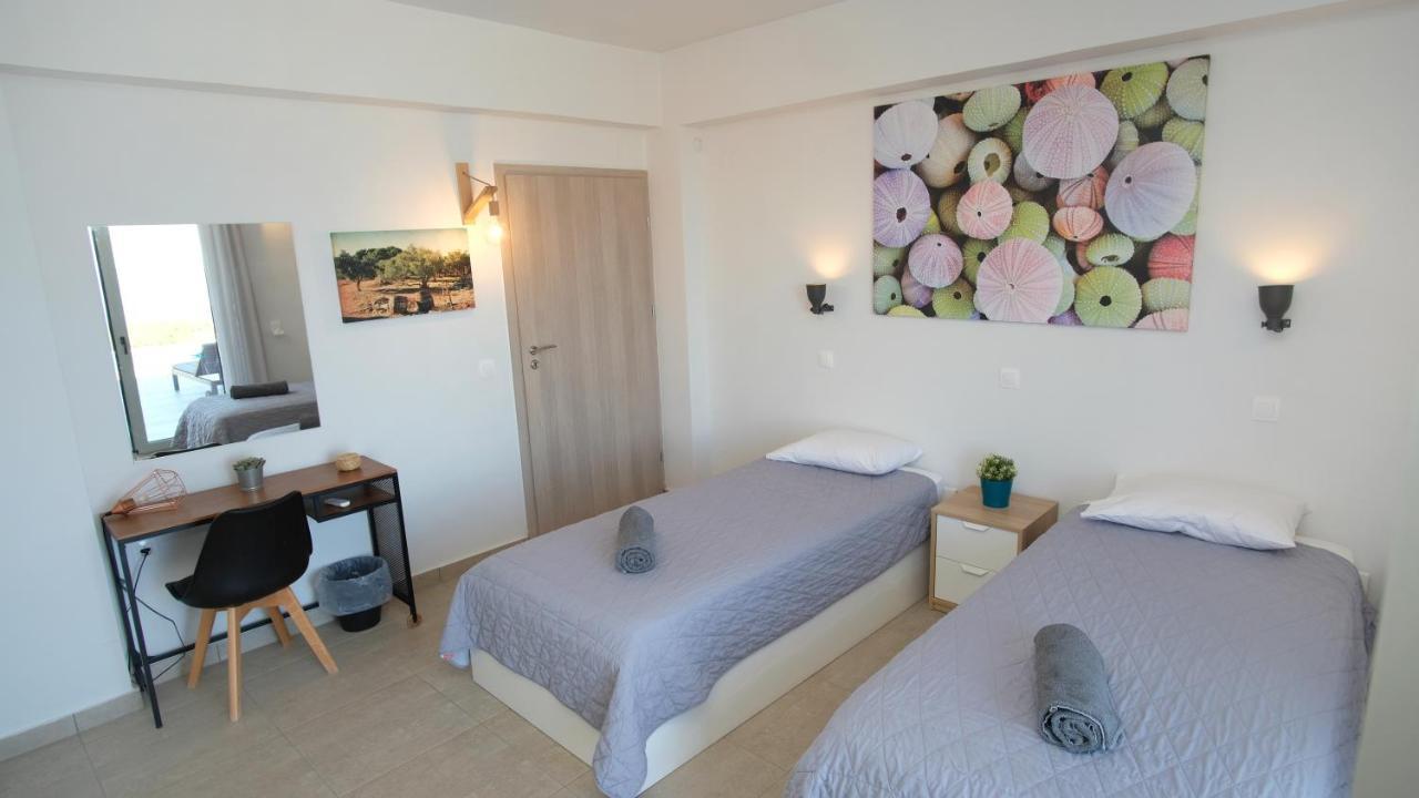 Eva Villas West With Infinity Pool & And Panoramic Sea View Gerani Chanion Eksteriør bilde