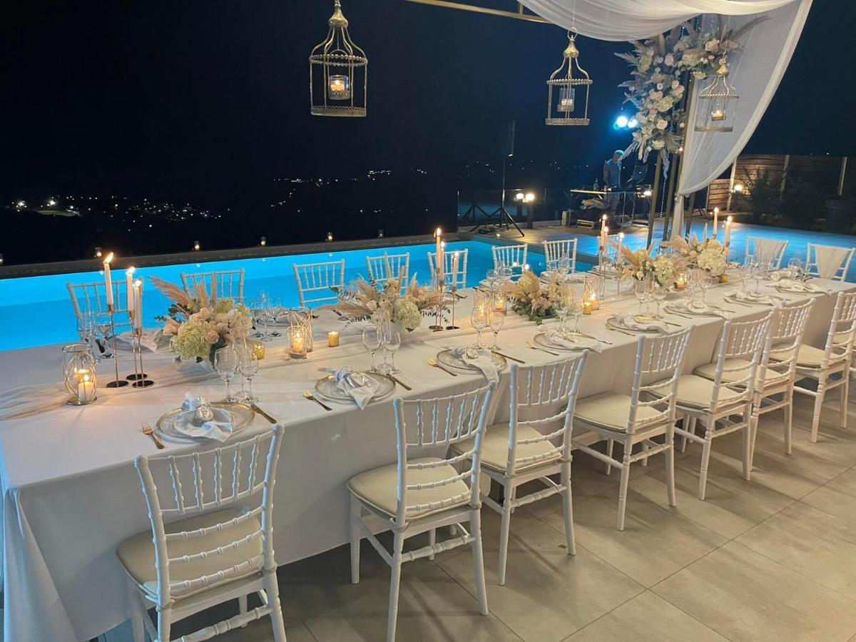 Eva Villas West With Infinity Pool & And Panoramic Sea View Gerani Chanion Eksteriør bilde